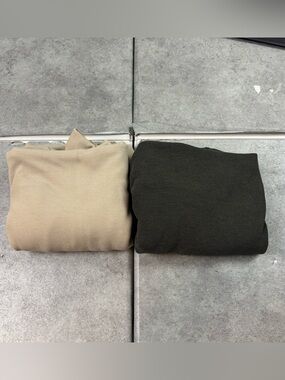 Lot of 2 mens lululemon waffle pattern hoodies